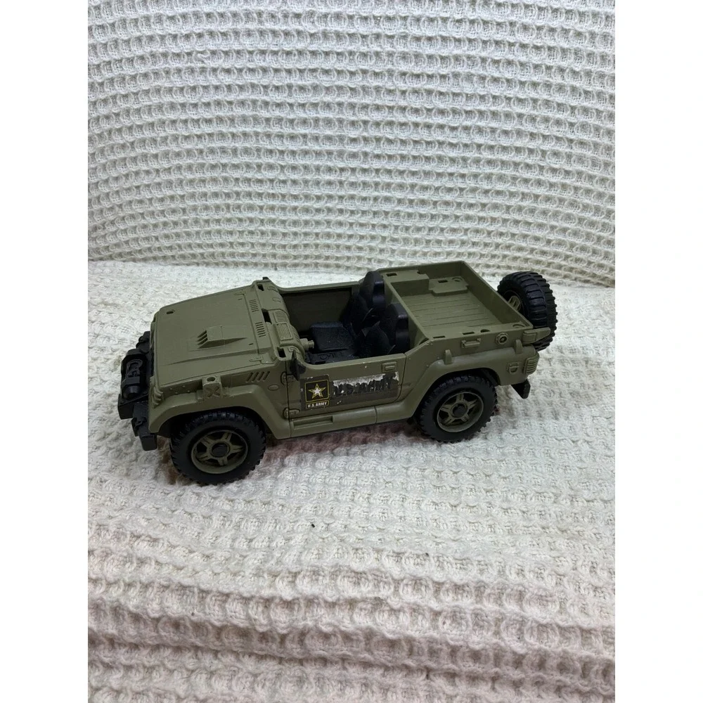 Military Kids Chap Mei U.S. Army Jeep Vehicle Toy OS Green